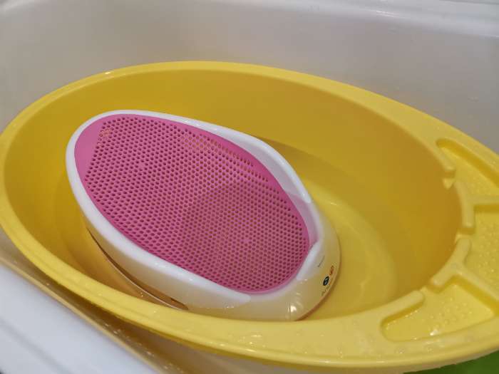Фотография покупателя товара Ванночка детская 90 см., цвет МИКС для девочки (жёлтый, розовый, красный) - Фото 2