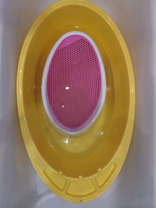 Фотография покупателя товара Ванночка детская 90 см., цвет МИКС для девочки (жёлтый, розовый, красный) - Фото 1