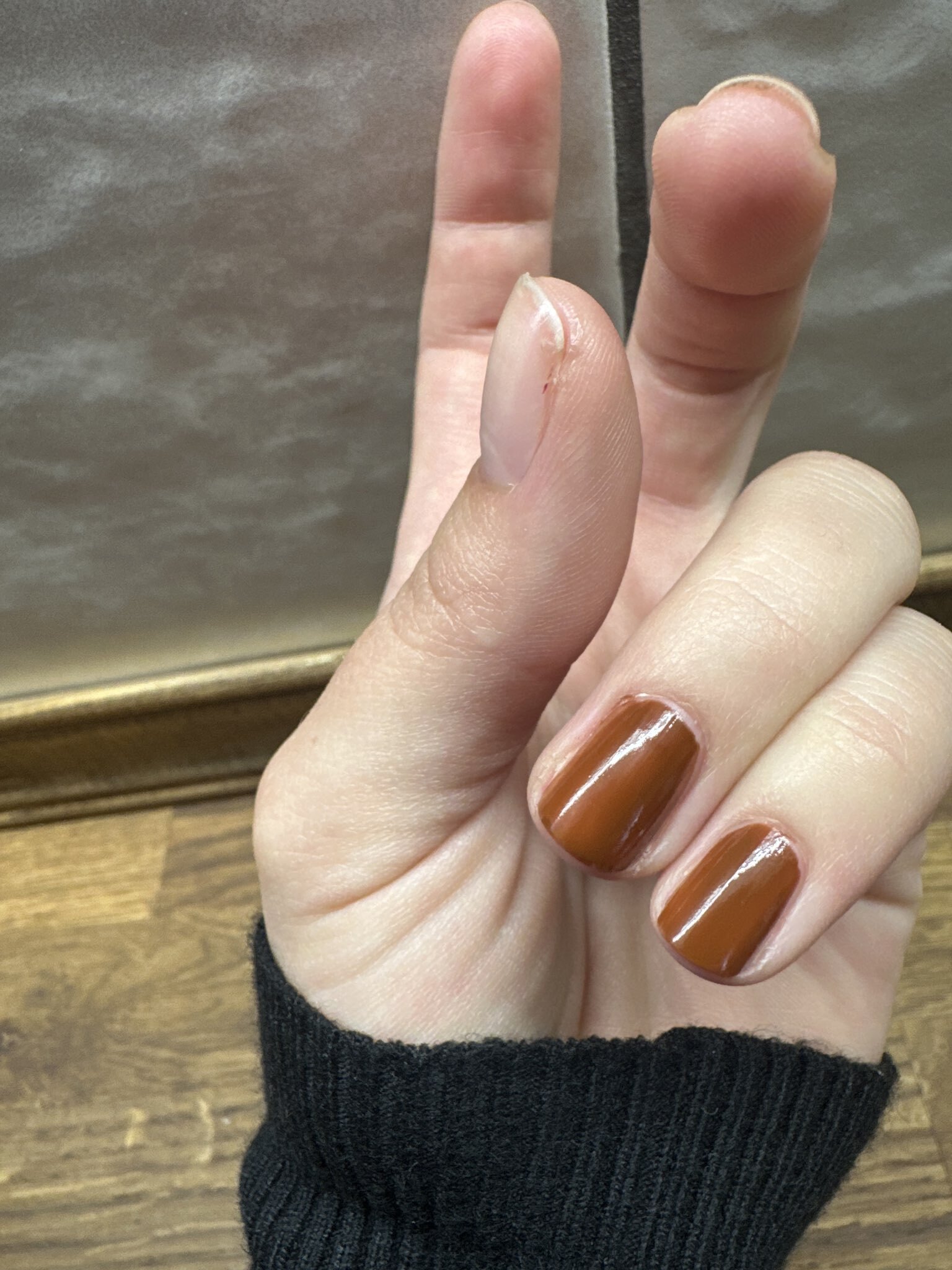 Фотография покупателя товара Лак для ногтей Jeanmishel, шоколадно-вишневый, глянцевый, тон 470, 6 мл - Фото 8