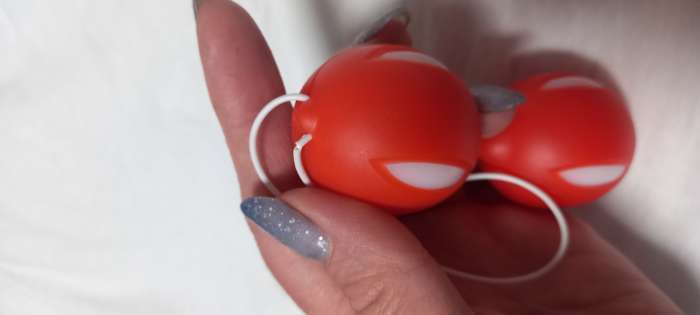 Фотография покупателя товара Шарики вагинальные, 13.6×3.4×3 см, 90 г, розовый - Фото 3