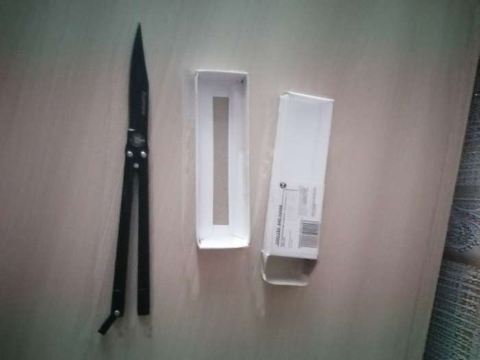 Фотография покупателя товара Нож-бабочка "Буратино" сталь - 420, рукоять - сталь, 19 см