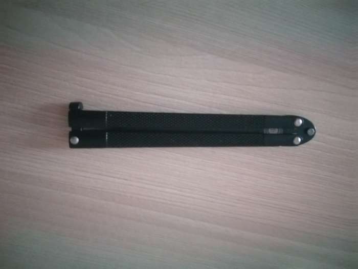 Фотография покупателя товара Нож-бабочка "Буратино" сталь - 420, рукоять - сталь, 19 см - Фото 1