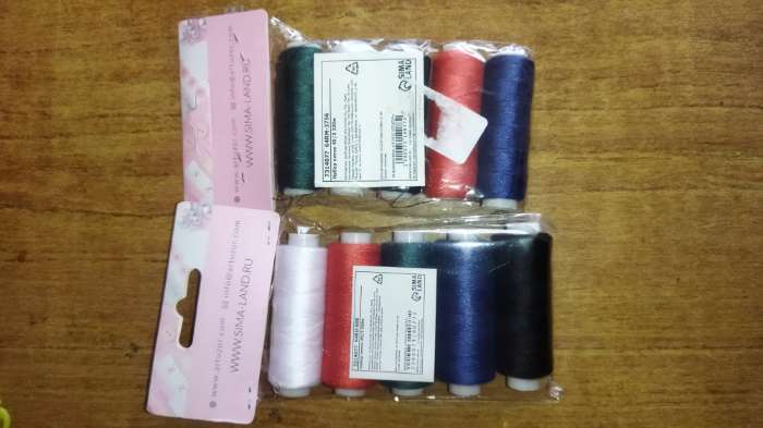 Фотография покупателя товара Нитки «Пастель», 40/2, 200 м, набор 5 шт., разноцветные - Фото 3