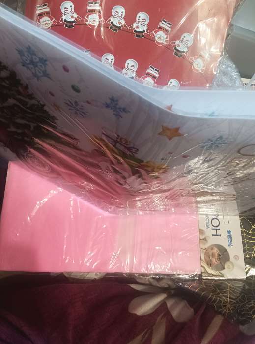 Фотография покупателя товара Наклейки на окна многоразовые «Сказочного Нового года», 20×34 см - Фото 2