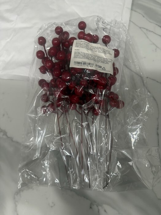 Фотография покупателя товара Ягоды для декора «Радость» 5×5×23 см - Фото 2