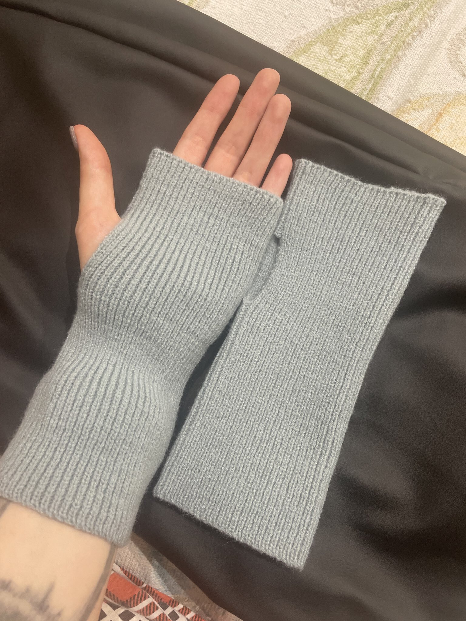 Фотография покупателя товара Митенки женские MINAKU, цвет коричневый, 18 см - Фото 1