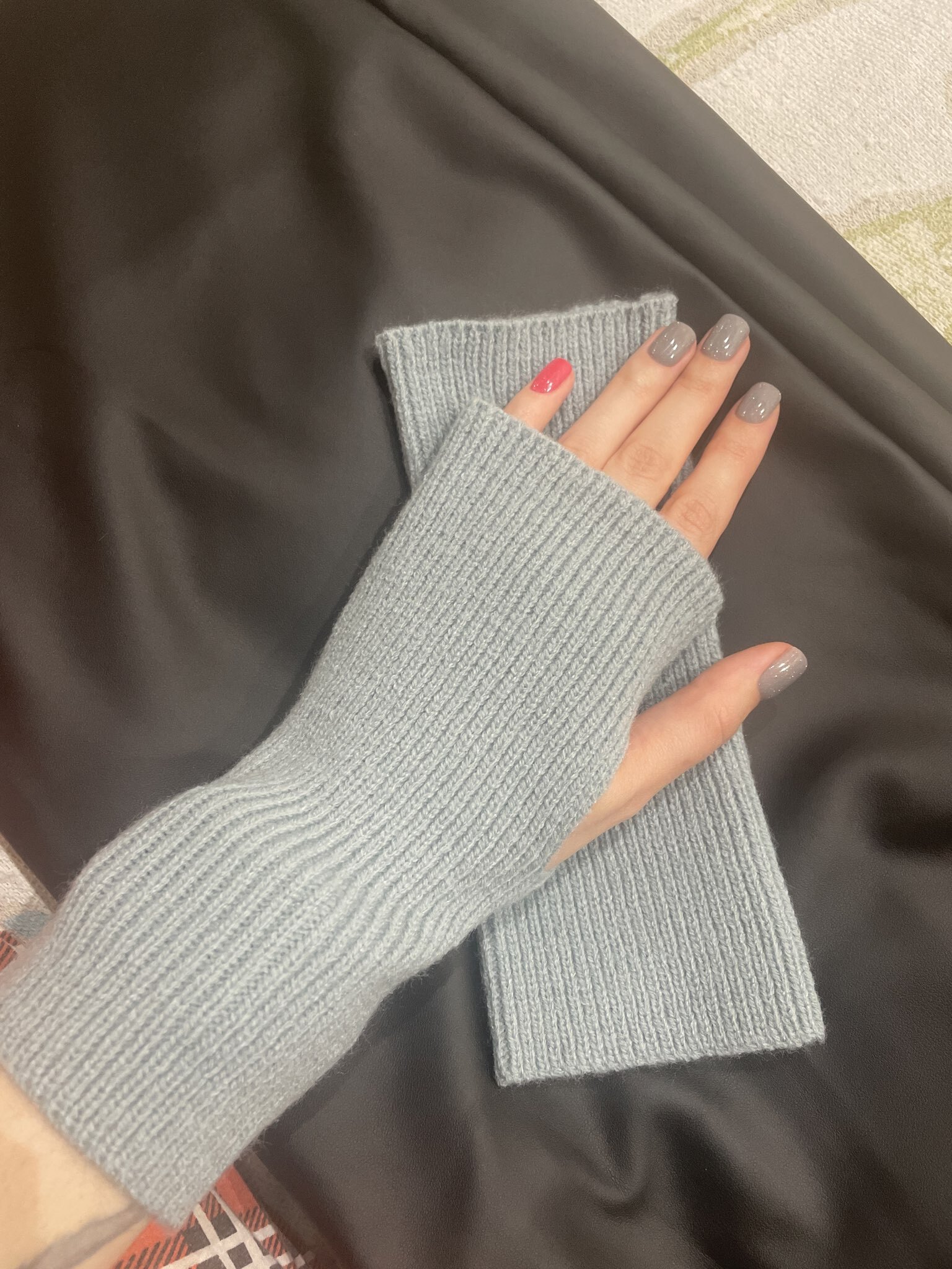 Фотография покупателя товара Митенки женские MINAKU, цвет коричневый, 18 см - Фото 2