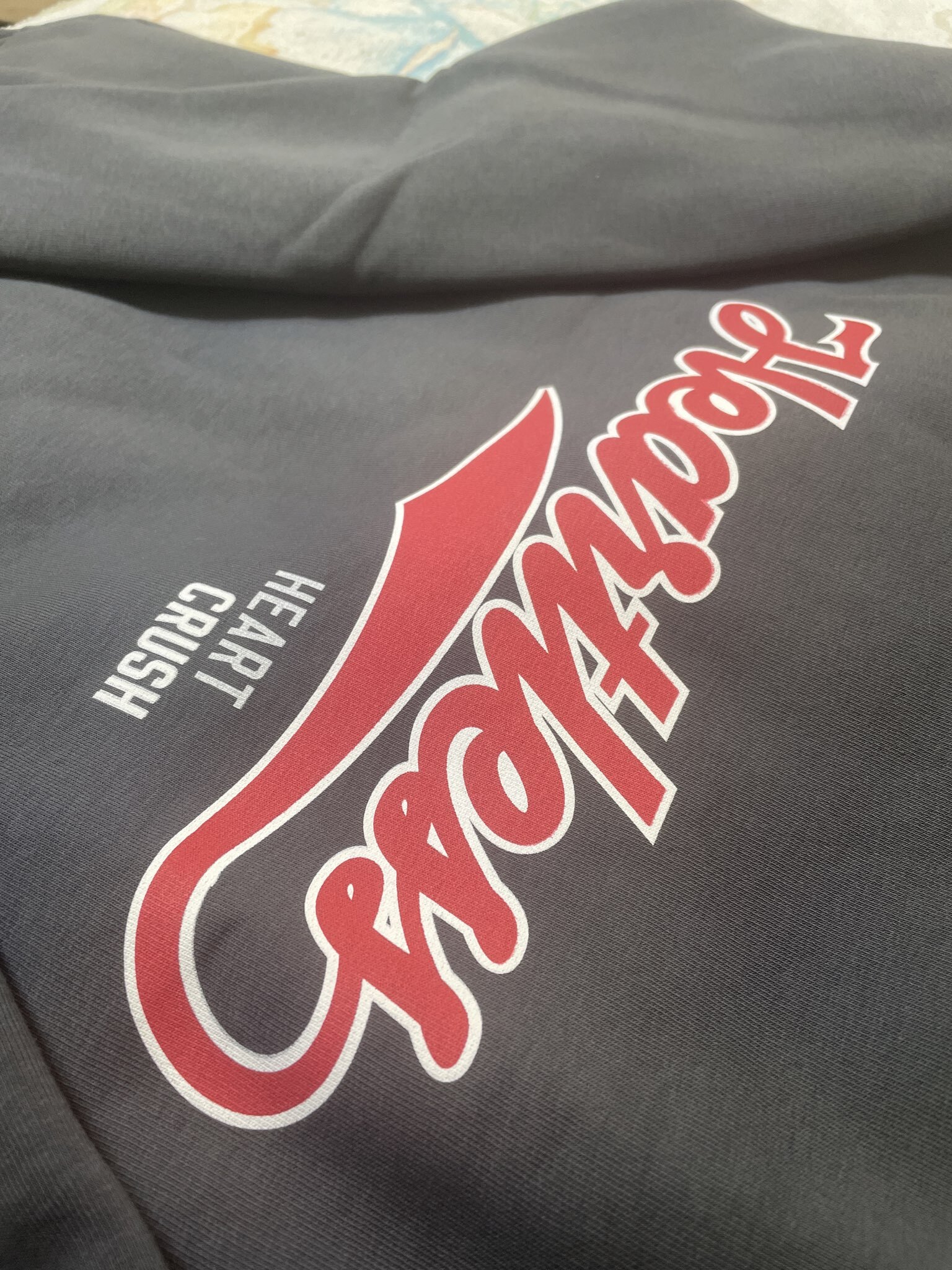 Фотография покупателя товара Свитшот женский удлинённый с начёсом MIST Cozy style, графит, размер 56 - Фото 3