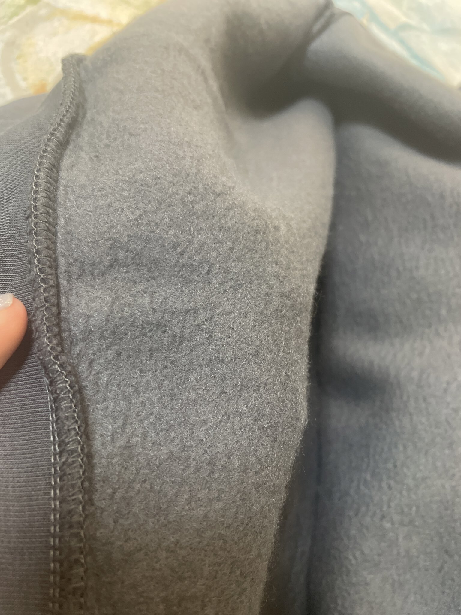 Фотография покупателя товара Свитшот женский удлинённый с начёсом MIST Cozy style, графит, размер 56 - Фото 6