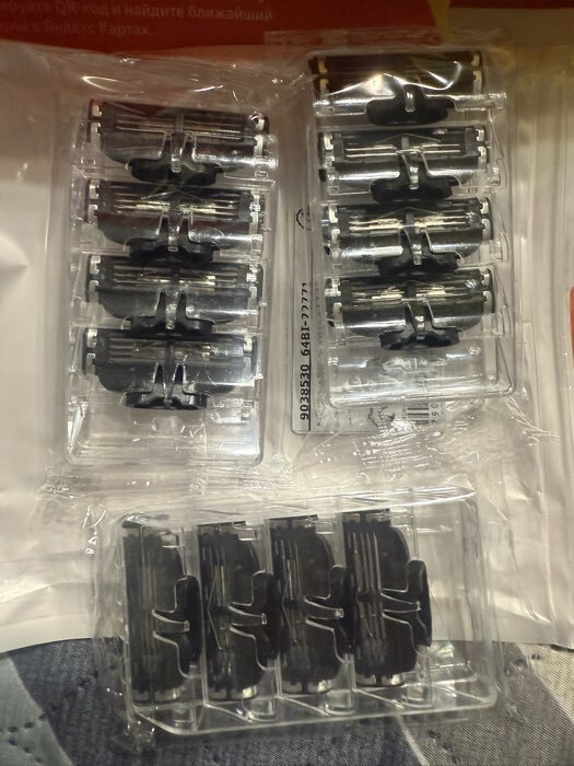 Фотография покупателя товара Сменные кассеты для бритья, 12 шт. - Фото 1