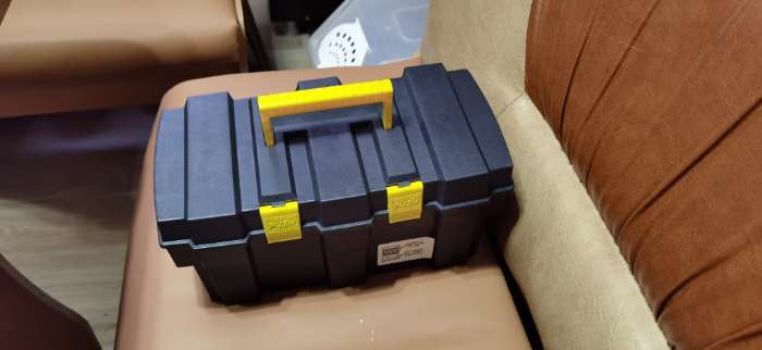 Фотография покупателя товара Ящик для инструмента ТУНДРА, 13", 330 х 177 х 155 мм, пластиковый, подвижный лоток - Фото 5