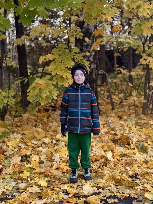 Фотография покупателя товара Костюм детский (толстовка, брюки) KAFTAN Basic line, размер 32 (110-116 см), зелёный - Фото 1