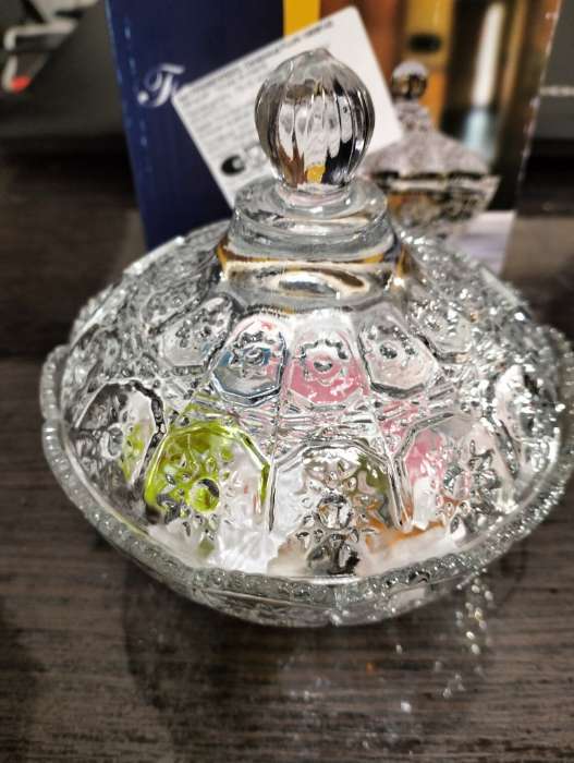 Фотография покупателя товара Сахарница FUJIN, 510 мл, стекло, прозрачная - Фото 3