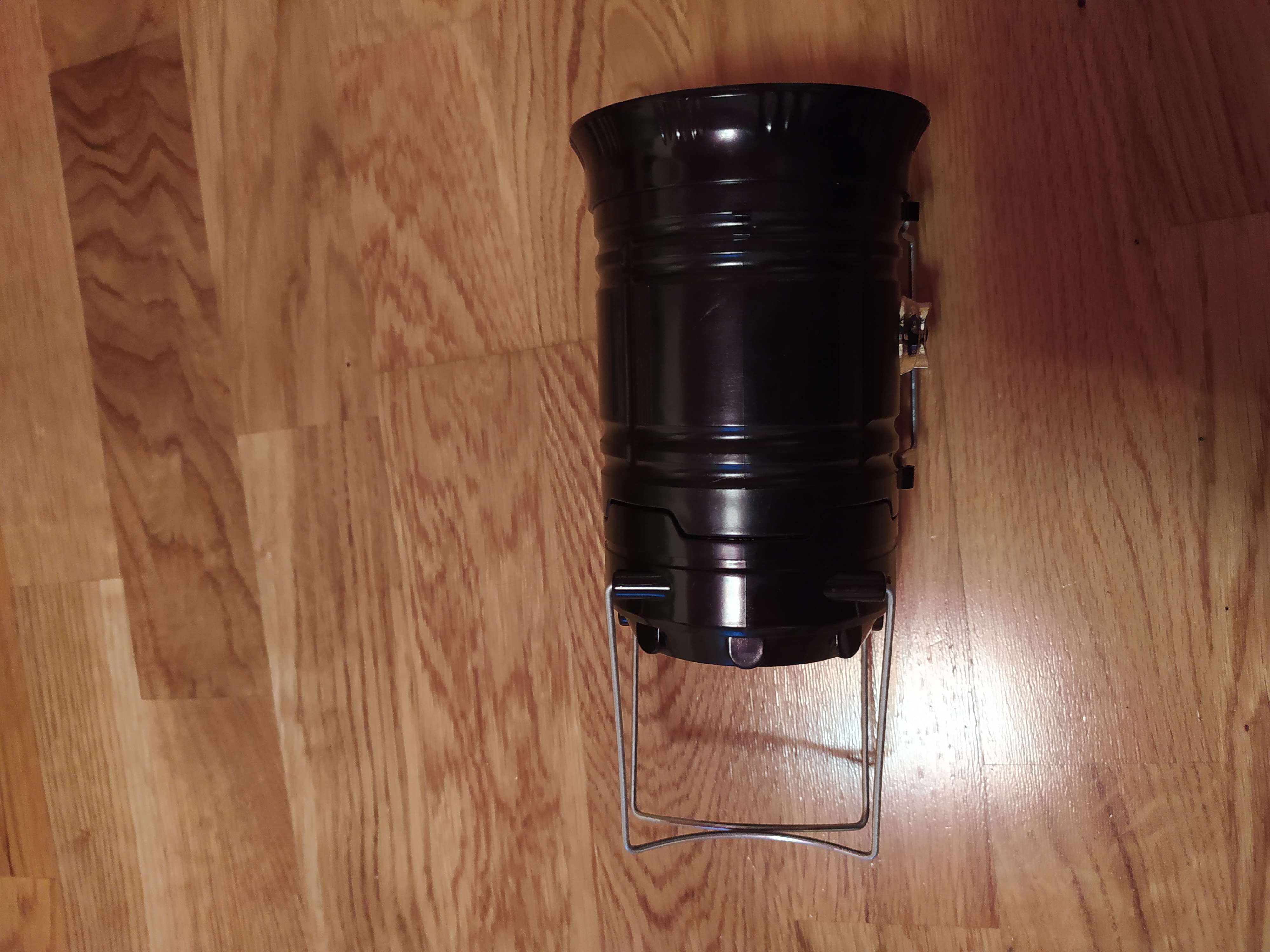 Фотография покупателя товара Фонарь кемпинговый аккумуляторный "Мастер К.", 1800 мАч, 7 LED, солнечная батарея, черный - Фото 9