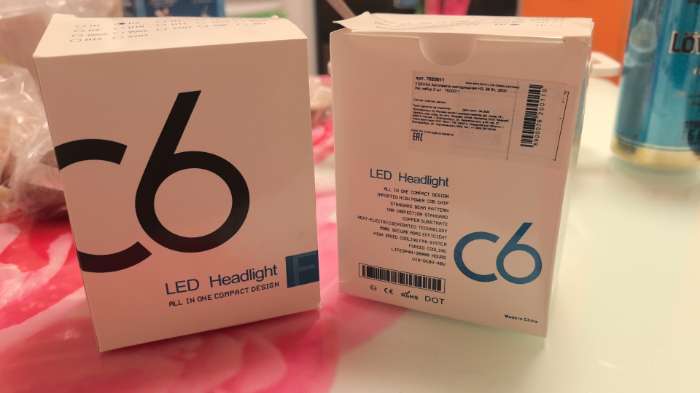 Фотография покупателя товара УЦЕНКА Автолампа светодиодная Н3, 36 Вт, 3800 лм, набор 2 шт. - Фото 2