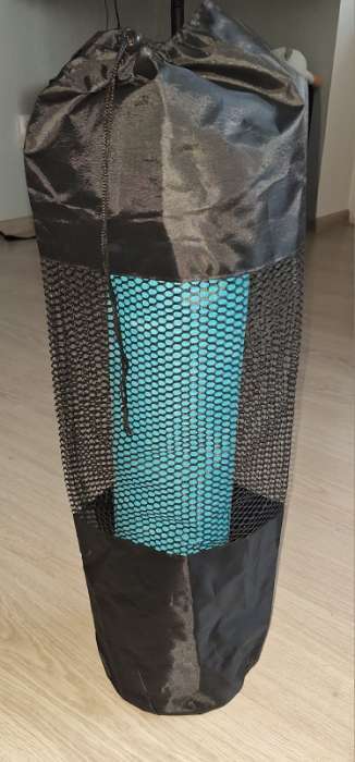 Фотография покупателя товара Чехол для йога-коврика Sangh, 70×30 см, для коврика толщиной до 1 см, цвет чёрный - Фото 2