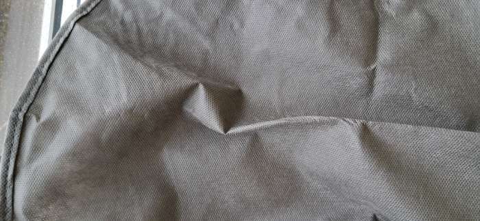 Фотография покупателя товара Чехол для одежды зимний, 120×60×10 см, спанбонд, серый - Фото 2