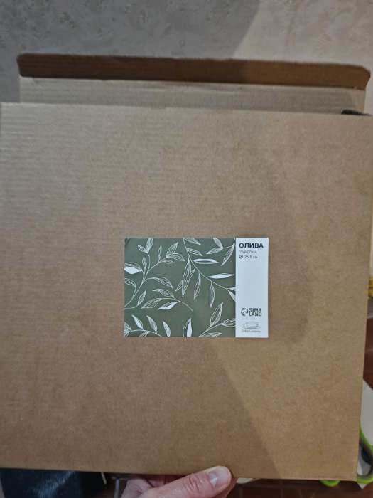 Фотография покупателя товара Тарелка керамическая «Олива», 26.5 см, Dolce Ceramo - Фото 1