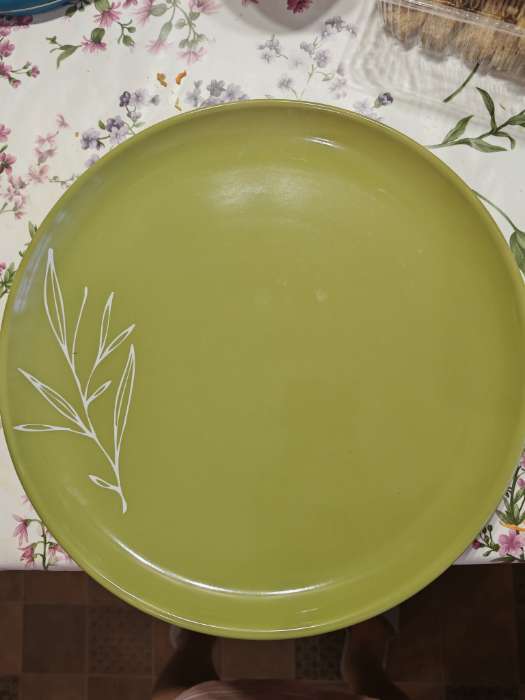 Фотография покупателя товара Тарелка керамическая «Олива», 26.5 см, Dolce Ceramo - Фото 2