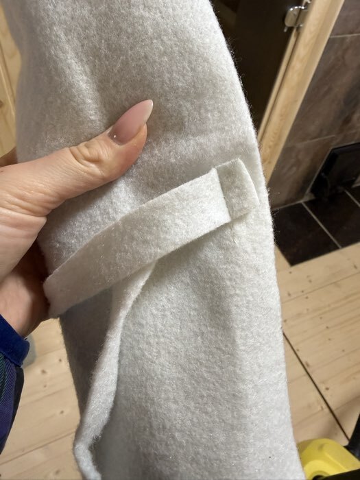 Фотография покупателя товара Коврик - лежак для бани и сауны, 150×50 см, полиэфир 70%, шерсть 30%, светлый, «Добропаровъ» - Фото 2