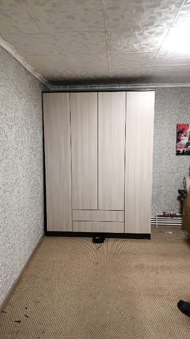 Фотография покупателя товара Шкаф прямой четырёхстворчатый «Квадро», 2 ящика, 1600×487×2200 мм, цвет венге/лоредо - Фото 1