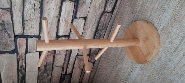 Фотография покупателя товара Подставка для кружек BellaTenero Bamboo, 14,5×32 см, бамбук