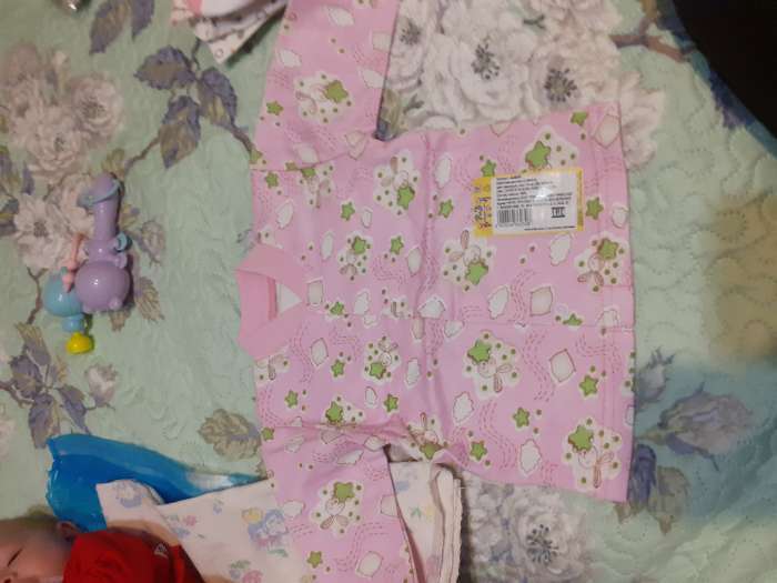 Фотография покупателя товара Кофточка детская, цвет розовый, рост 74 см (48)