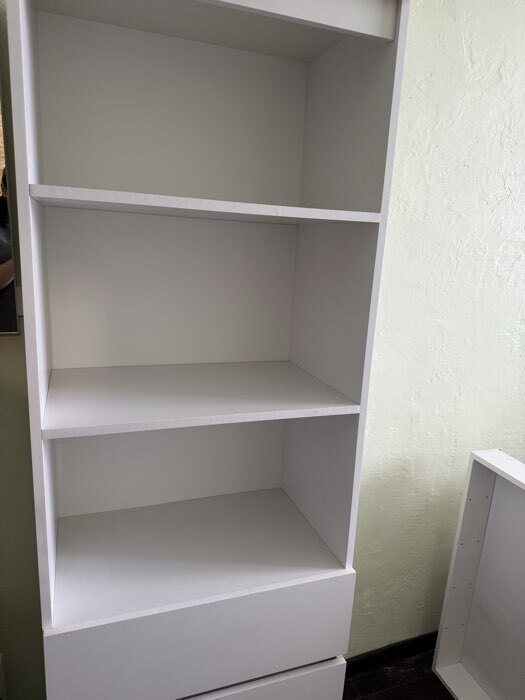 Фотография покупателя товара Стеллаж «Мадера», 604×370×1800 мм, цвет белый - Фото 3