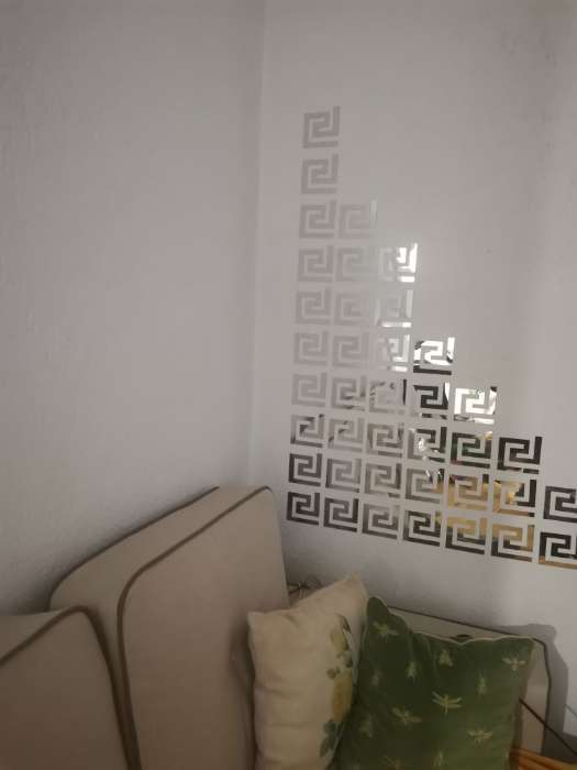 Фотография покупателя товара Наклейки интерьерные "Лабиринт", зеркальные, декор настенный, набор 10 шт, 10 х 10 см - Фото 2