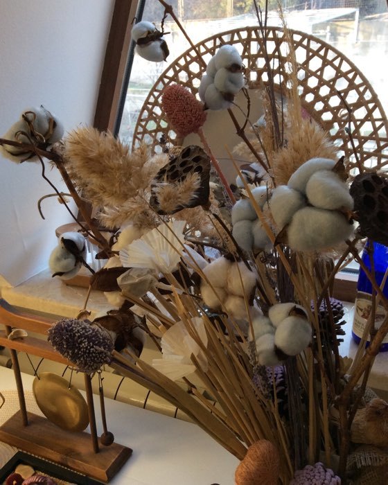 Фотография покупателя товара Декор сухоцвет "Хлопок" d-5 см, 5 см, белый - Фото 10