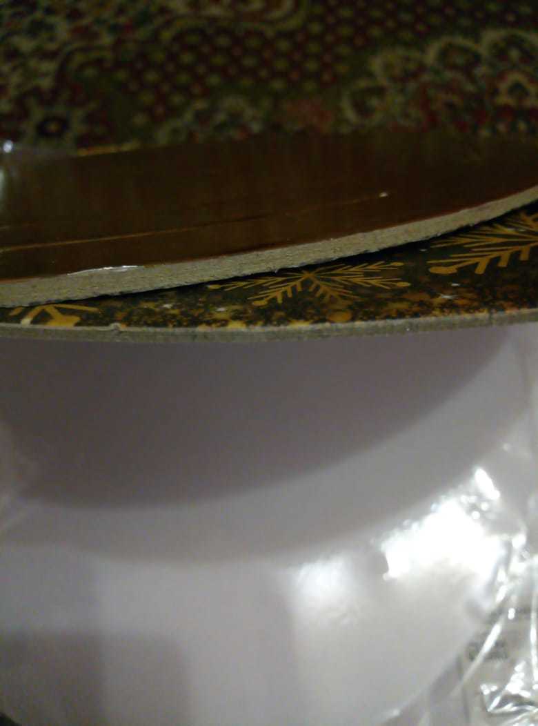 Фотография покупателя товара Подложка под торт усиленная «Загадай желание», 26 см, 2 мм - Фото 4