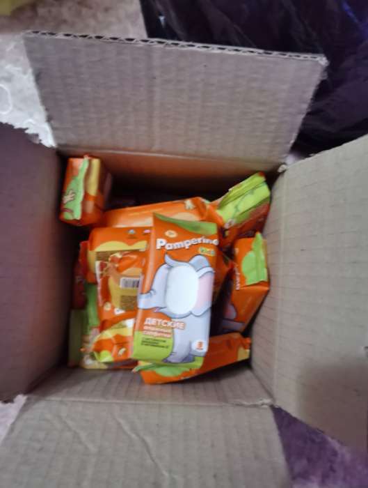 Фотография покупателя товара Влажные салфетки Pamperino Kids детские с ромашкой и витамином Е mix, 8 шт. - Фото 1