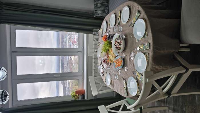 Фотография покупателя товара Скатерть Этель Woody, 180×135 см, лён 100%, 190 г/м² - Фото 1