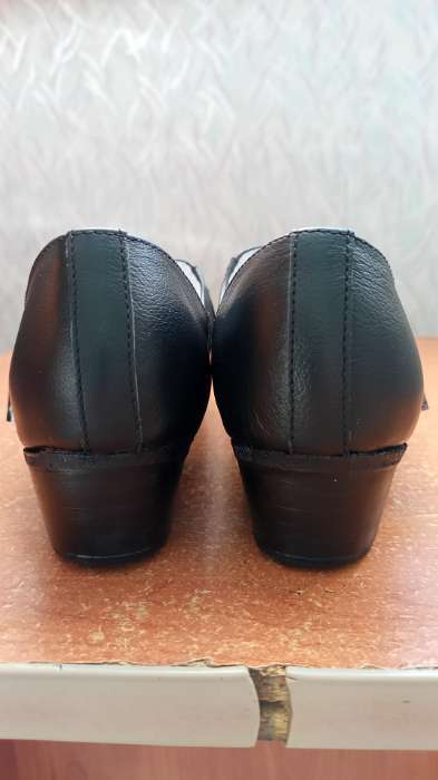 Фотография покупателя товара Туфли народные женские, длина по стельке 22 см, цвет чёрный