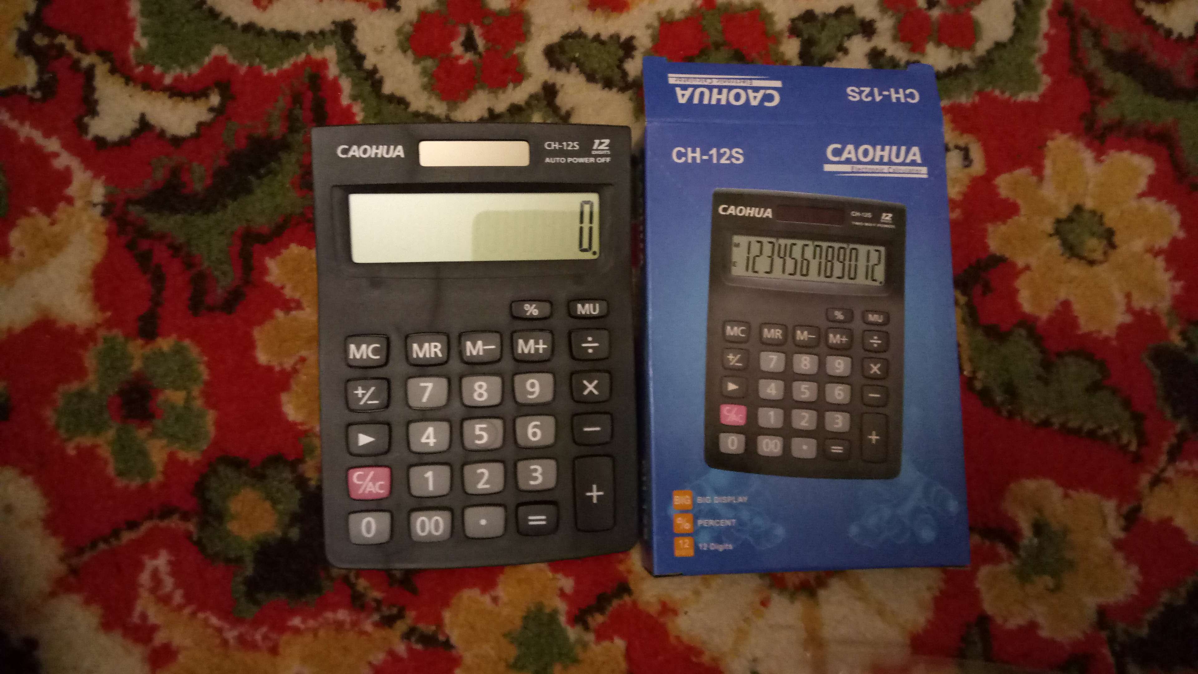 Фотография покупателя товара Калькулятор настольный 12-разрядный CH-12S - Фото 1