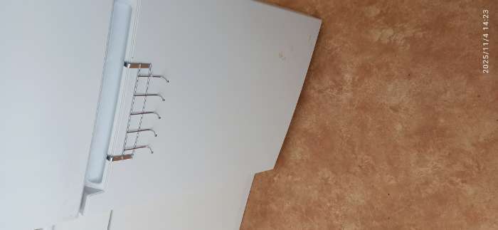 Фотография покупателя товара Вешалка на дверцу толщиной 2 см, Доляна «Блеск», 5 крючков, 24.5×10×6 см, хром - Фото 2