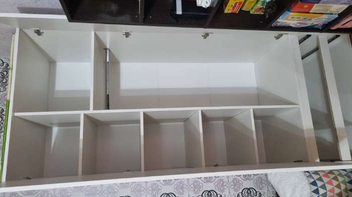 Фотография покупателя товара Шкаф прямой четырёхстворчатый «Лора» для одежды, 1 ящик, 1800×570×2200 мм, цвет кашемир - Фото 3