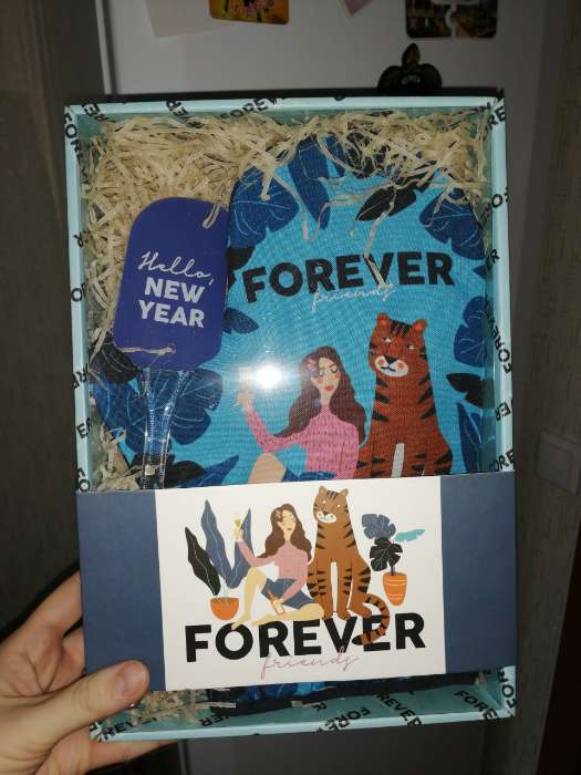 Фотография покупателя товара Новогодний набор подарочный Forever варежка-прихватка, лопатка силикон - Фото 1