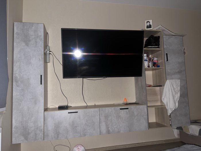 Фотография покупателя товара Гостиная подвесная «Дороти», 3200×400×1700 мм, дуб сонома/бетон - Фото 1