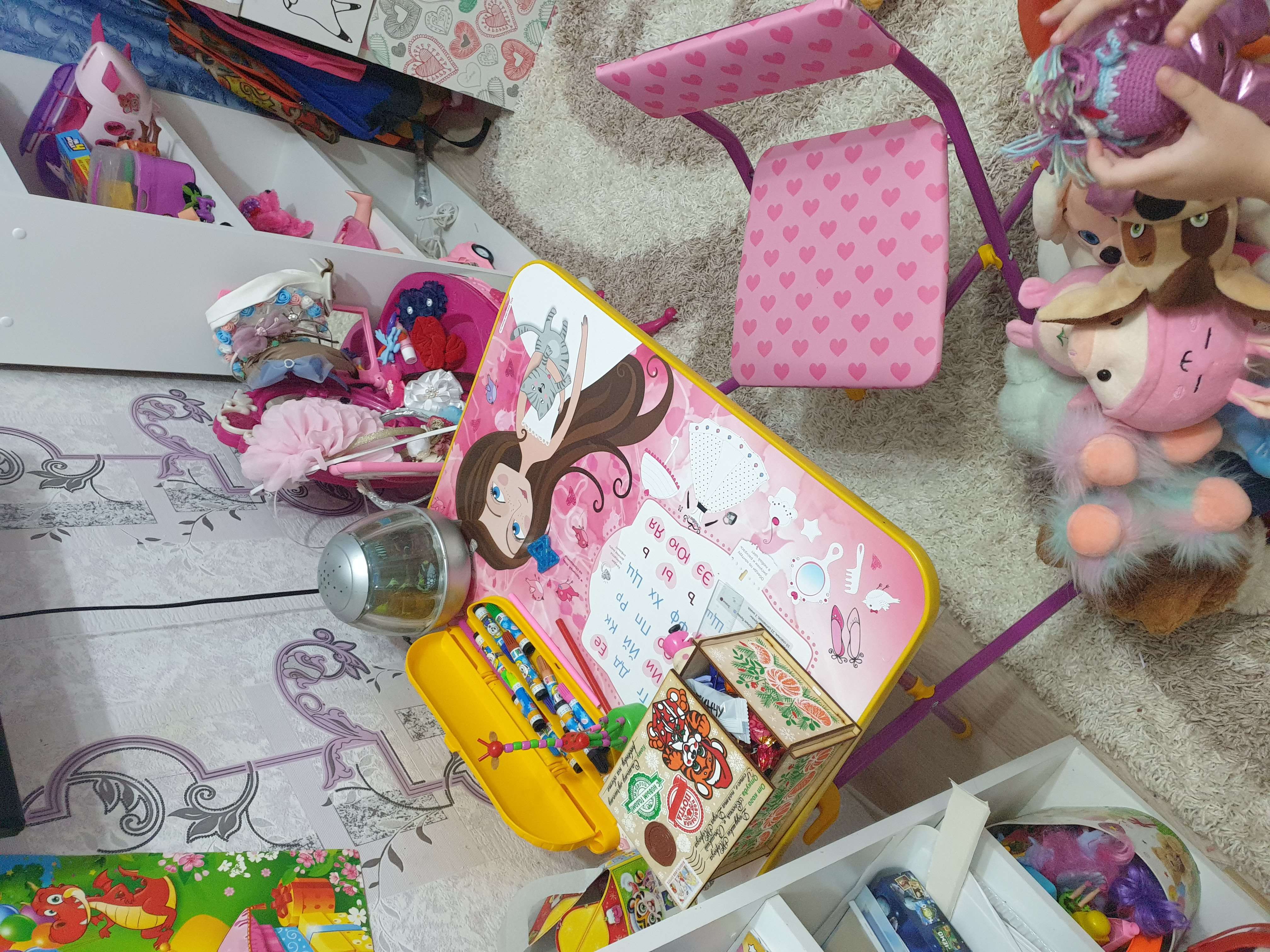 Фотография покупателя товара Комплект детской мебели «Познайка. Маленькая принцесса» складной - Фото 2