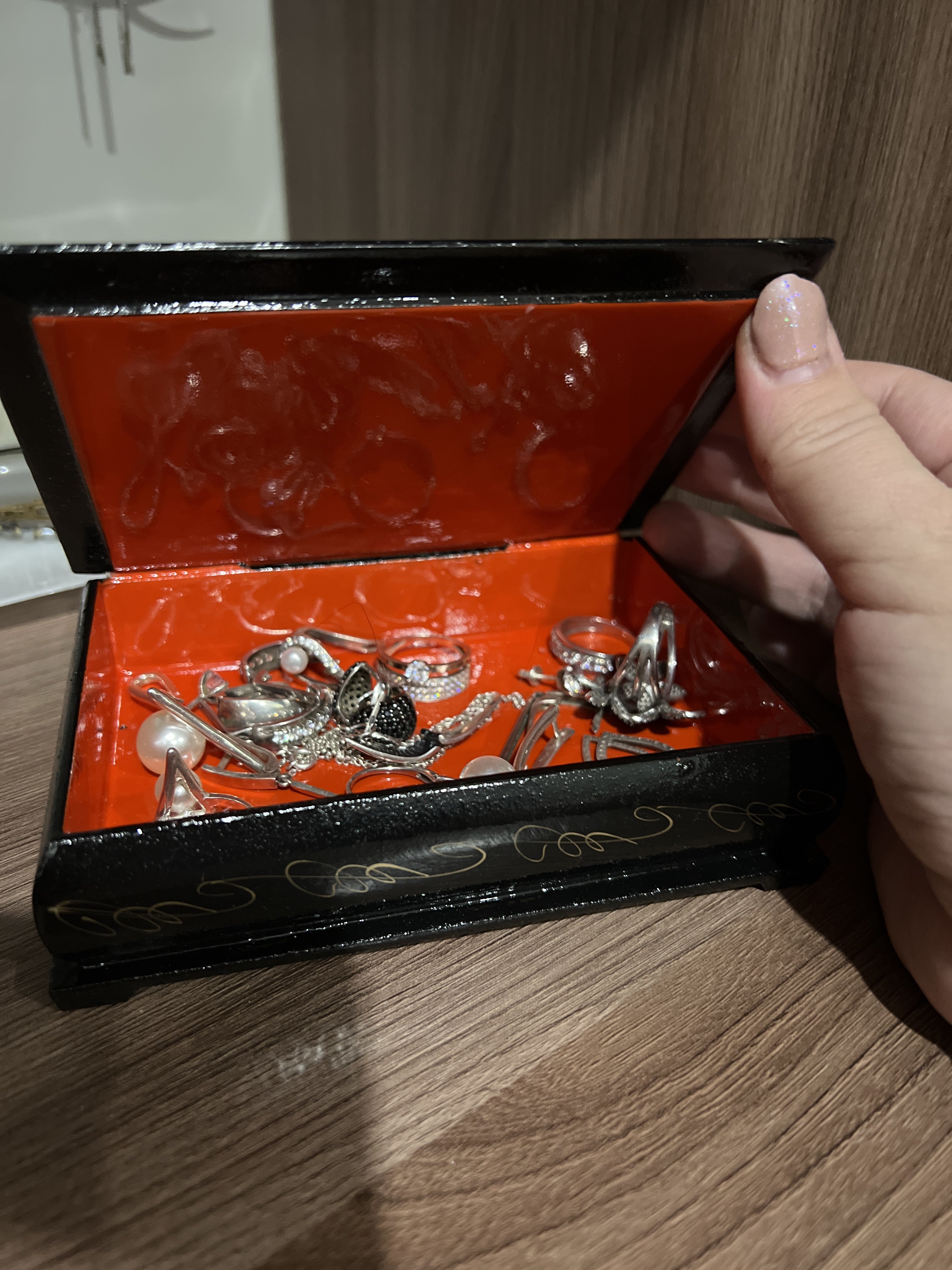 Фотография покупателя товара Шкатулка «Пионы в вазе», 10×14 см, лаковая миниатюра - Фото 2