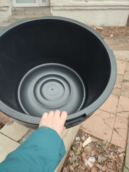 Фотография покупателя товара Таз строительный, 60-65 л, круглый, пластик - Фото 7