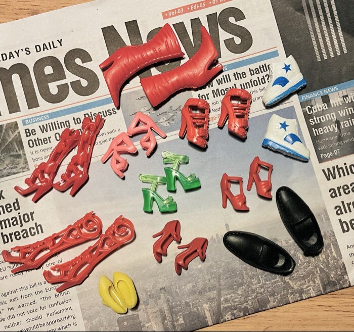 Фотография покупателя товара Обувь для кукол, набор 12 пар, МИКС - Фото 1