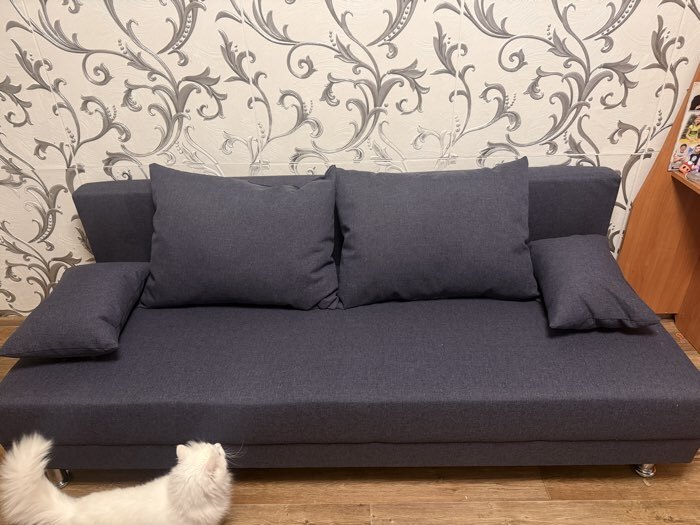 Фотография покупателя товара Диван раскладной «Клик Мебель. Некст ЭКО» 1920×720×860 мм, рогожка coffee - Фото 5