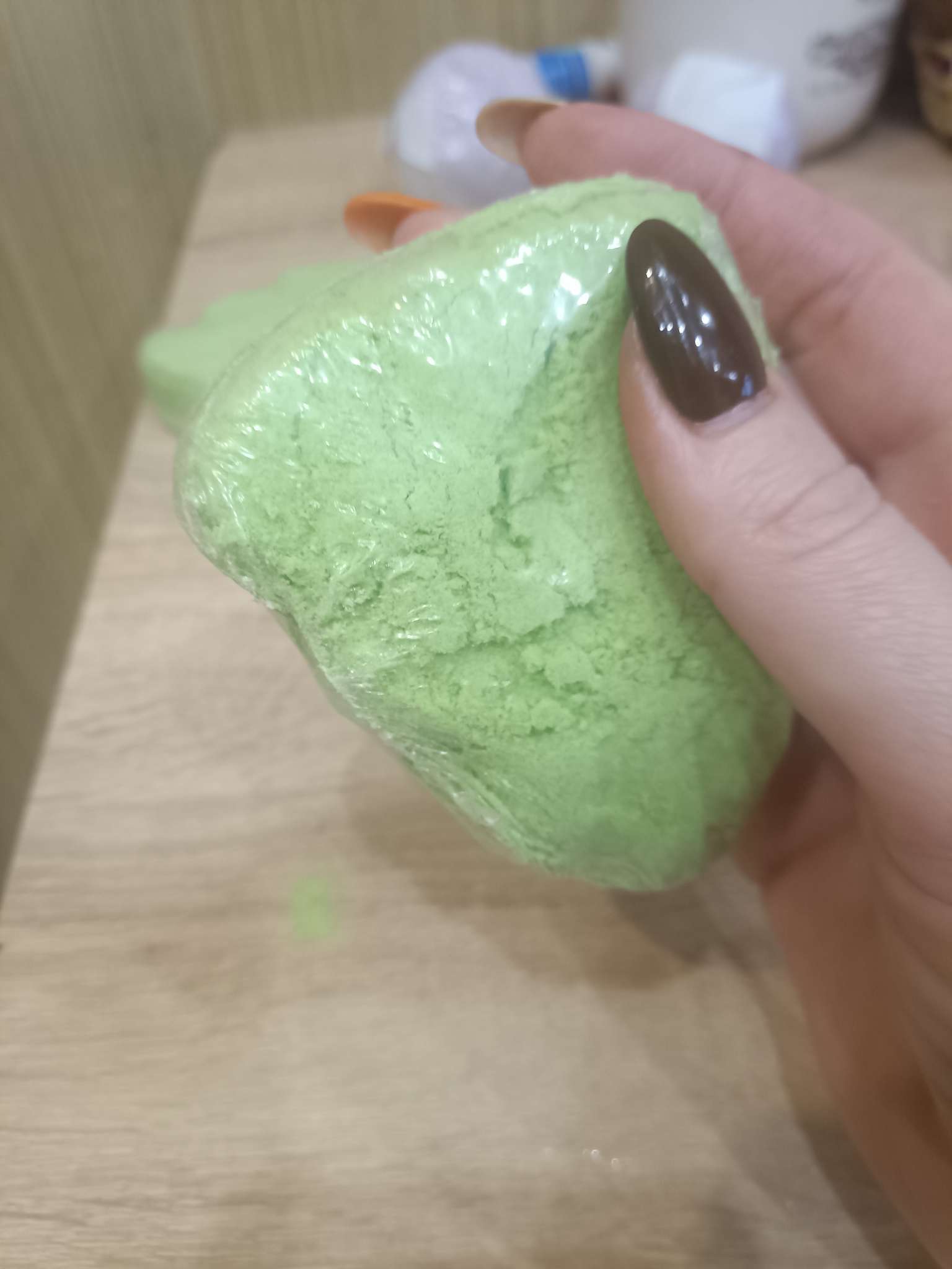 Фотография покупателя товара Бомбочка для ванн «ёлочка» с ароматом мандарина, 120 г - Фото 36