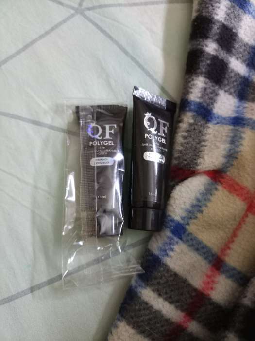 Фотография покупателя товара Полигель для наращивания, трехфазный, 15 мл, LED/UV, розовый (17) - Фото 1