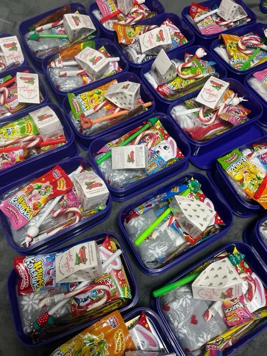 Фотография покупателя товара Ланч - бокс прямоугольный новогодний «Карусель», 1200 мл - Фото 1