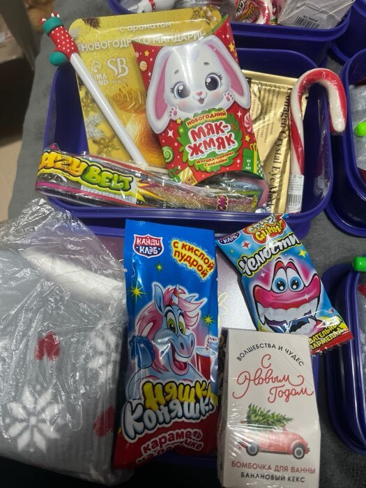 Фотография покупателя товара Ланч - бокс прямоугольный новогодний «Карусель», 1200 мл - Фото 2