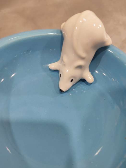 Фотография покупателя товара Миска "Серая мышка", белая, керамика, 0.2 л - Фото 9