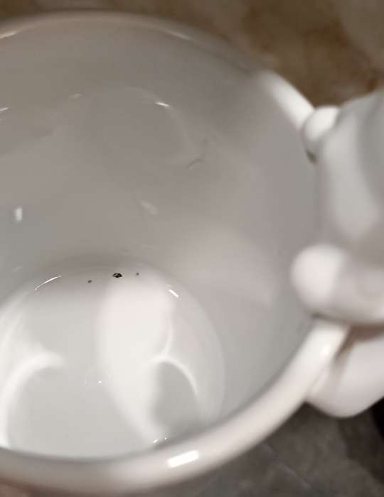 Фотография покупателя товара Кружки Доляна «Мишка Отто», 290 мл, 11.5×8×13.5 см, набор 2 шт., доломит, белые - Фото 5